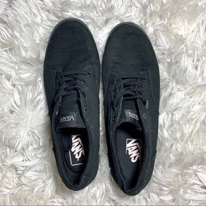 All Black Vans Era with slim sole